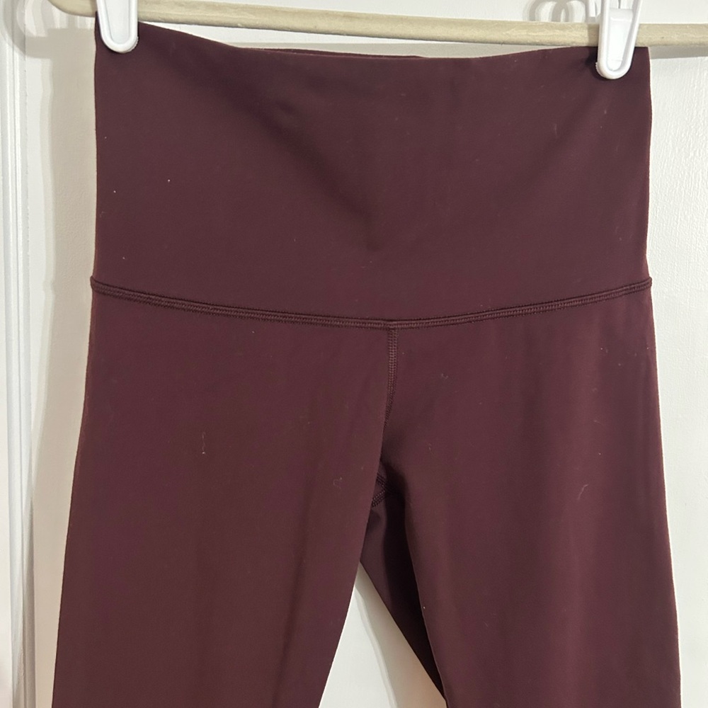 Lululemon Athletica Maroon Leggings - Picture 7 of 10